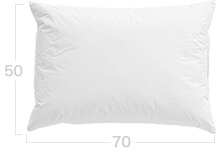 ベッドなどにも合うひとまわり大きいゆったりサイズの枕