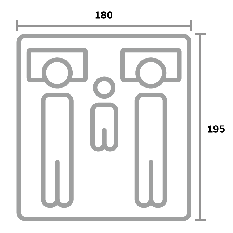 夫婦2人、親子3人で眠るのにおすすめのサイズです。