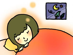 人が眠りやすいと感じる温度は32～34℃、湿度は45～55％