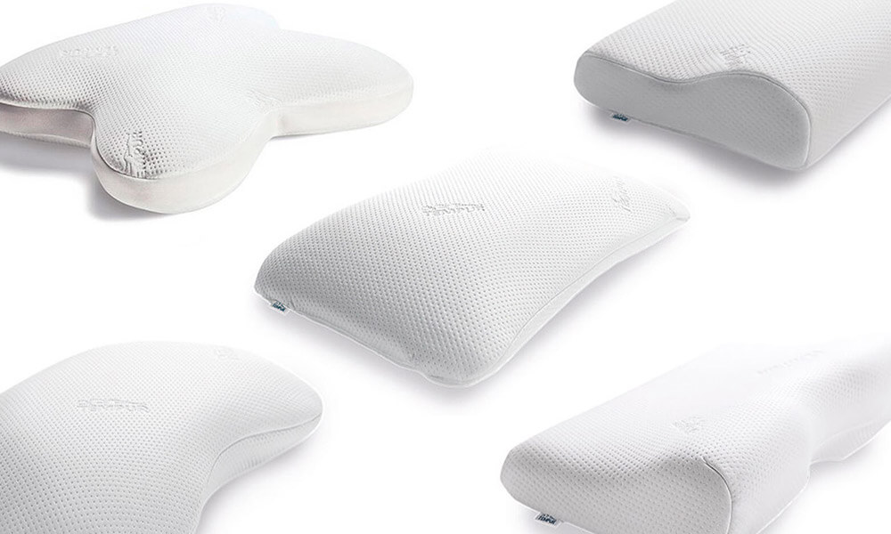 低反発枕の形はさまざまでウェーブ型、ネックフィット型などがある