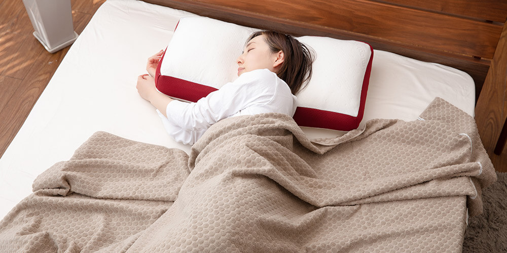 横向きで寝る人におすすめの横向き対応タイプの枕