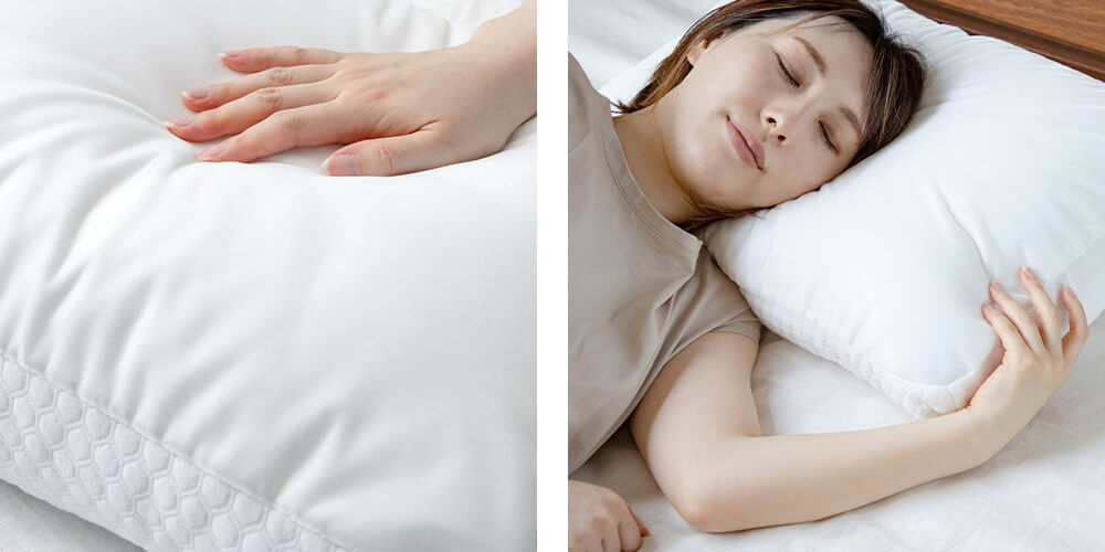 枕を購入する前にベッドで寝ながら実際に寝心地を試してみるのがおすすめ