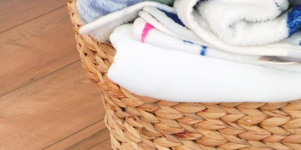 タオルケットはタオル生地であるため、洗濯機で洗濯が可能です。