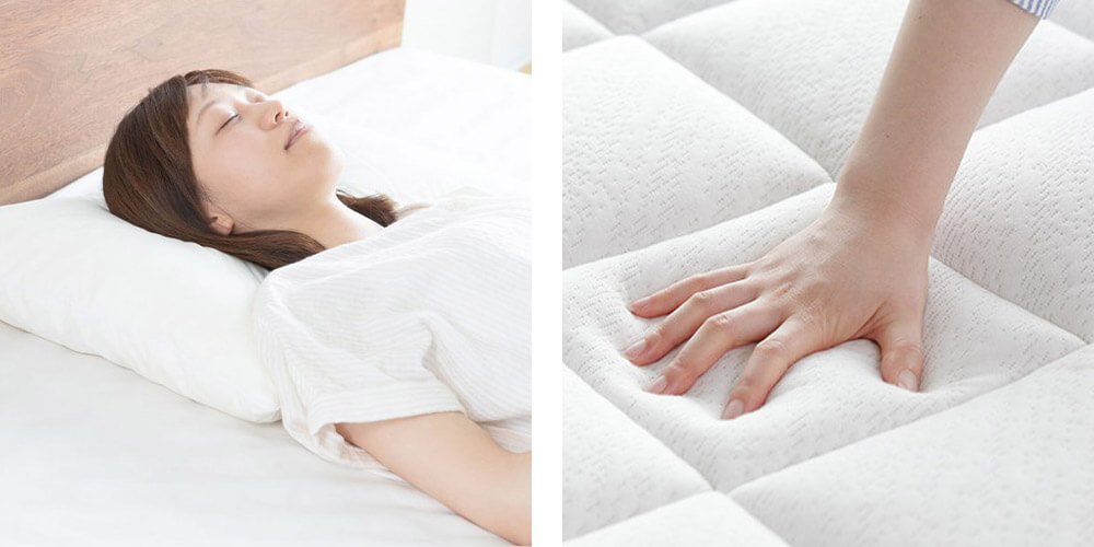 質の高い眠りを得るには、身体に合った寝心地の良い寝具を選ぶことが大切