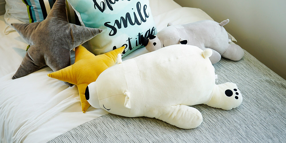 可愛らしく、リラックス効果バツグンのキャラクター・動物タイプの抱き枕（抱きぐるみ）