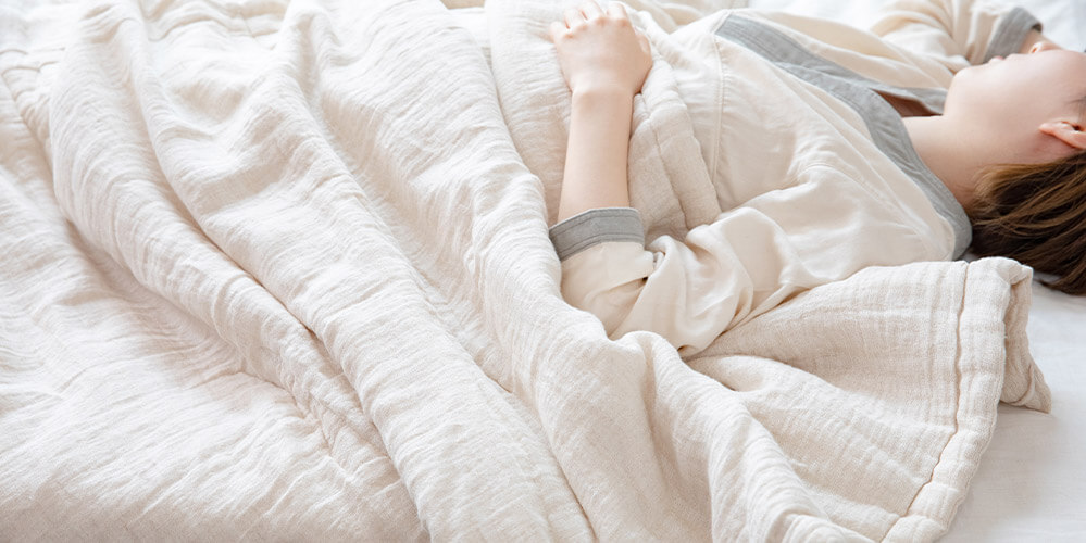サイズの合わない掛け布団は、睡眠の妨げになる可能性があります