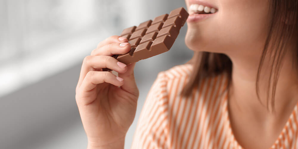 チョコレートの原材料に含まれるカカオには、ストレスを軽減させる成分が含まれている