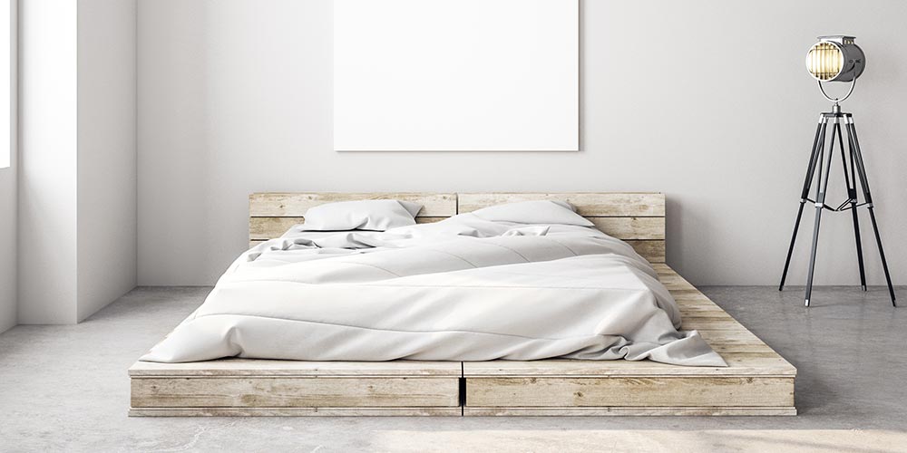 家族4人で寝る際は、2台のベッドをくっつけられる「連結ベッド」がおすすめです