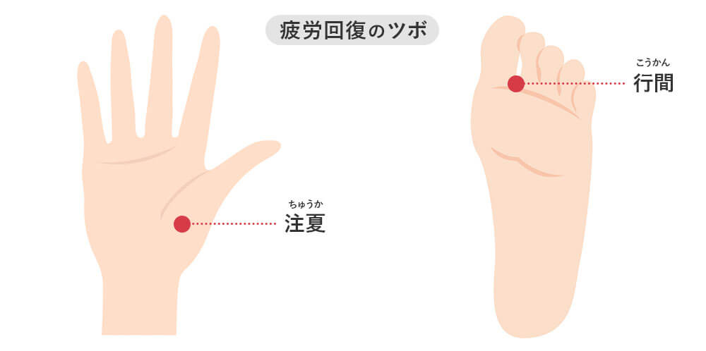 疲労回復のツボ